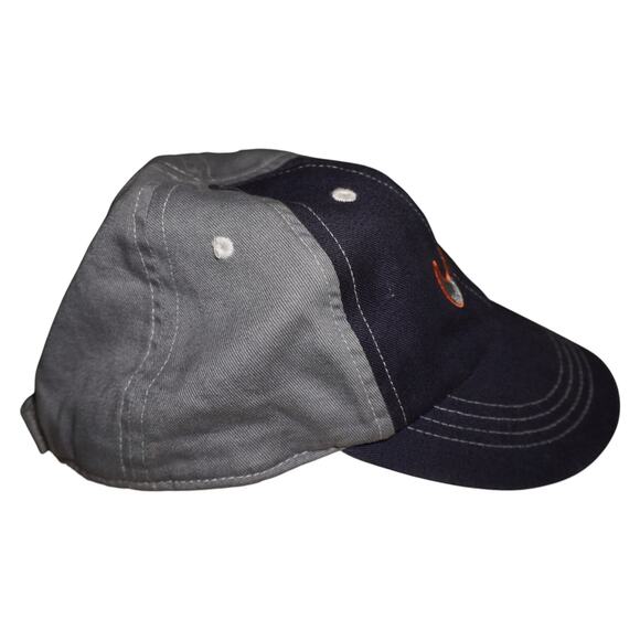 Vintage Nike Toddler Cap Two-Tone Gray & Navy Adjustable Strapback Hat - Picture 5 of 10